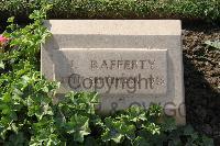 Ismailia War Memorial Cemetery - Rafferty, Master John